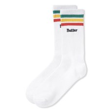 画像3: stripe Socks ストライプ ソックス 靴下 Black White (3)