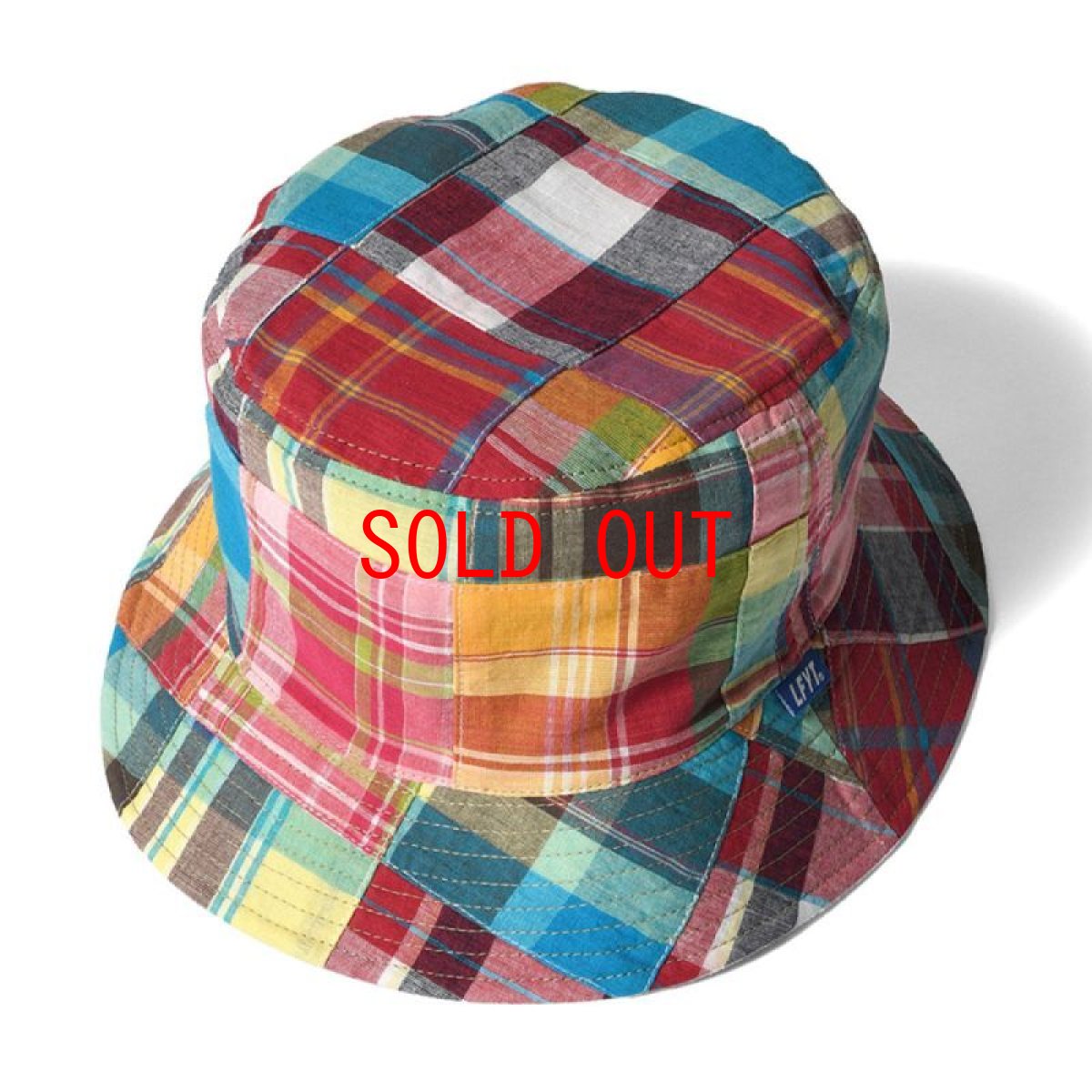 画像16: Reversible Patchwork Bucket Hat リバーシブル パッチワーク バケット ハット (16)