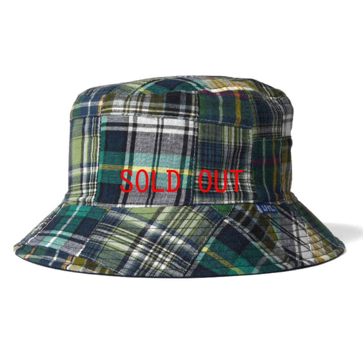 画像6: Reversible Patchwork Bucket Hat リバーシブル パッチワーク バケット ハット (6)
