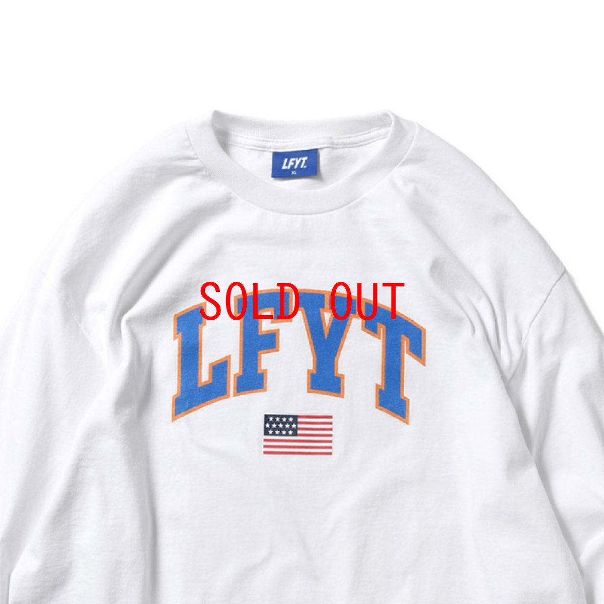 画像2: Old Glory Arch Logo L/S Tee 長袖 Tシャツ White (2)