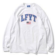 画像1: Old Glory Arch Logo L/S Tee 長袖 Tシャツ White (1)