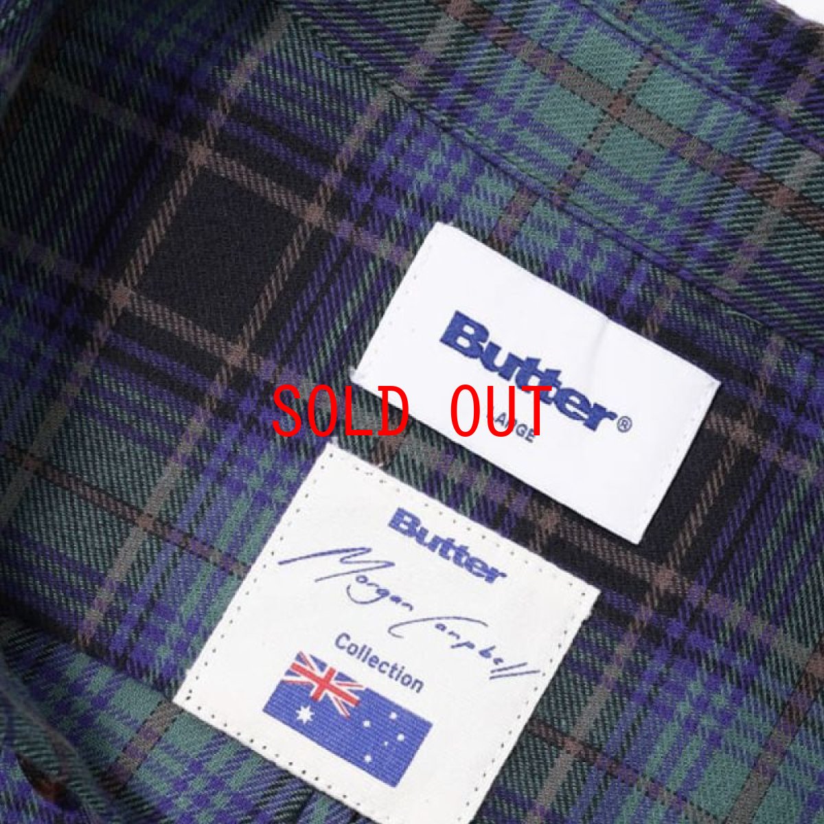 画像4: Campbell Check shirt Morgan Campbel プレイド チェック シャツ コットンネル Navy  (4)