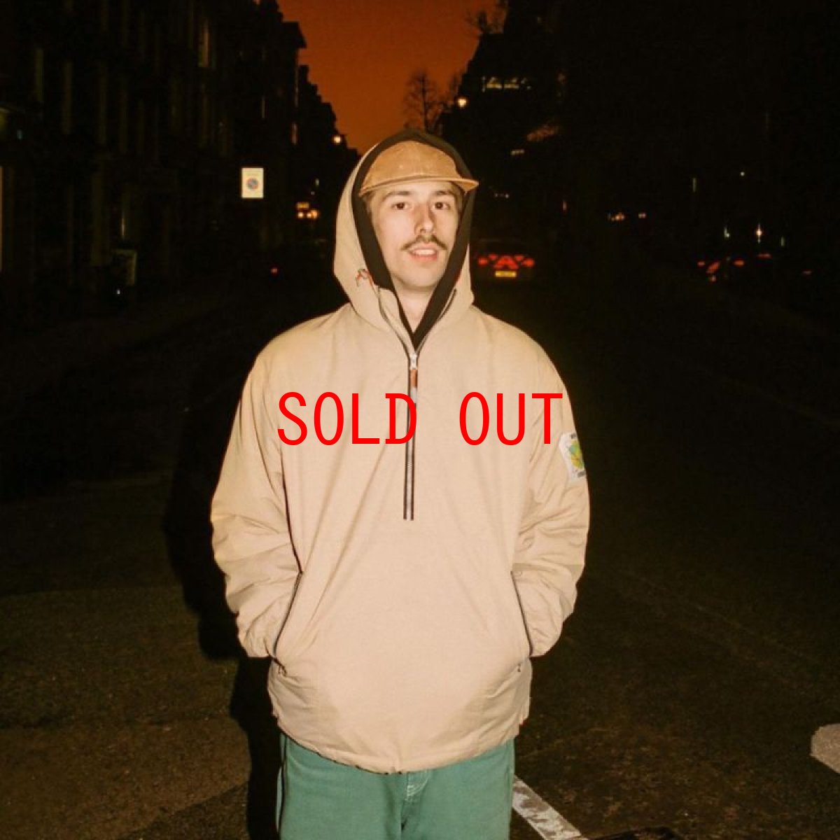 画像3: Spray Pullover Nylon Jacket スプレー プルオーバー ジャケット Khaki (3)