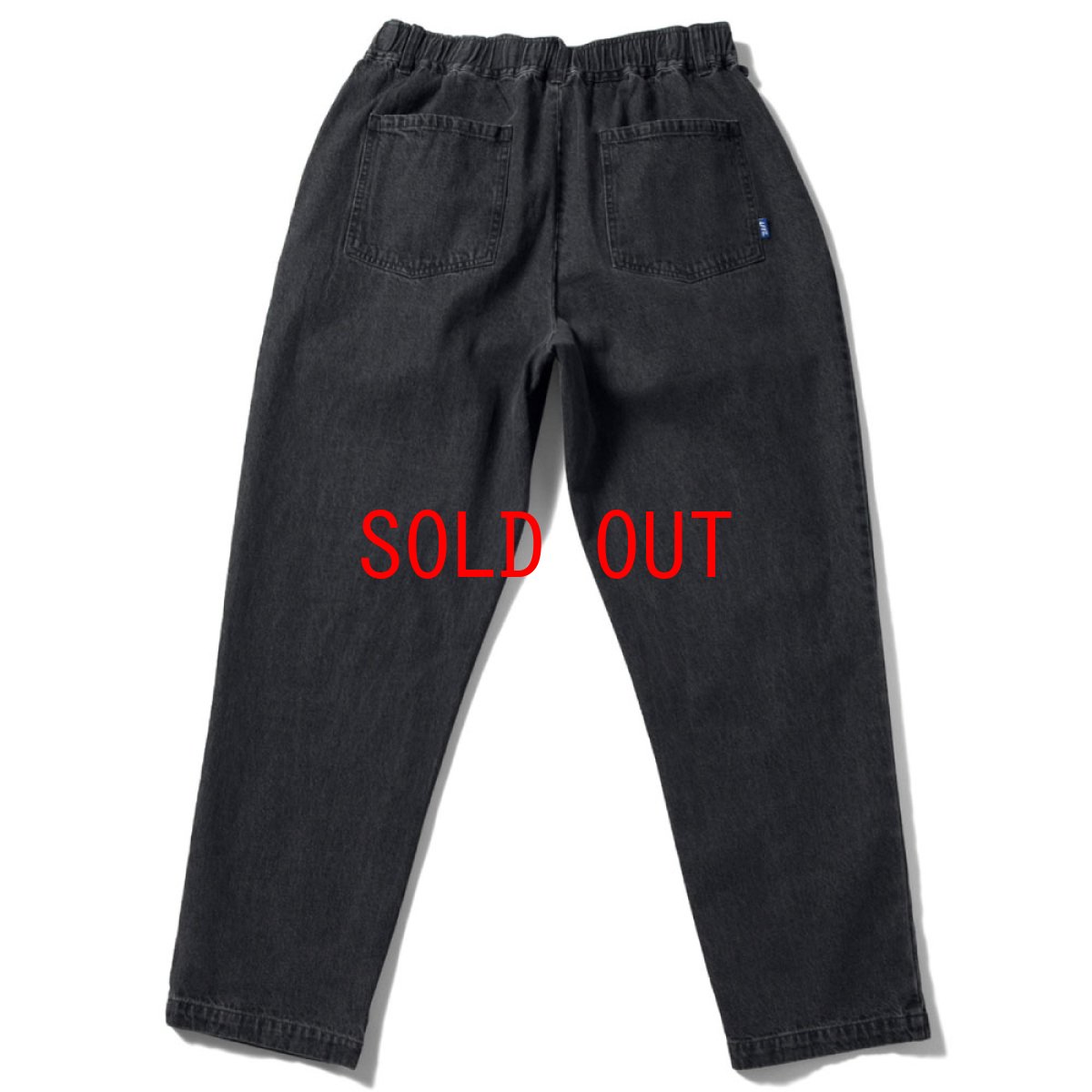 画像4: Washed Denim Chef Pants デニム シェフ パンツ Black (4)