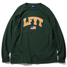 画像2: Old Glory Arch Logo L/S Tee 長袖 Tシャツ Dark Green (2)