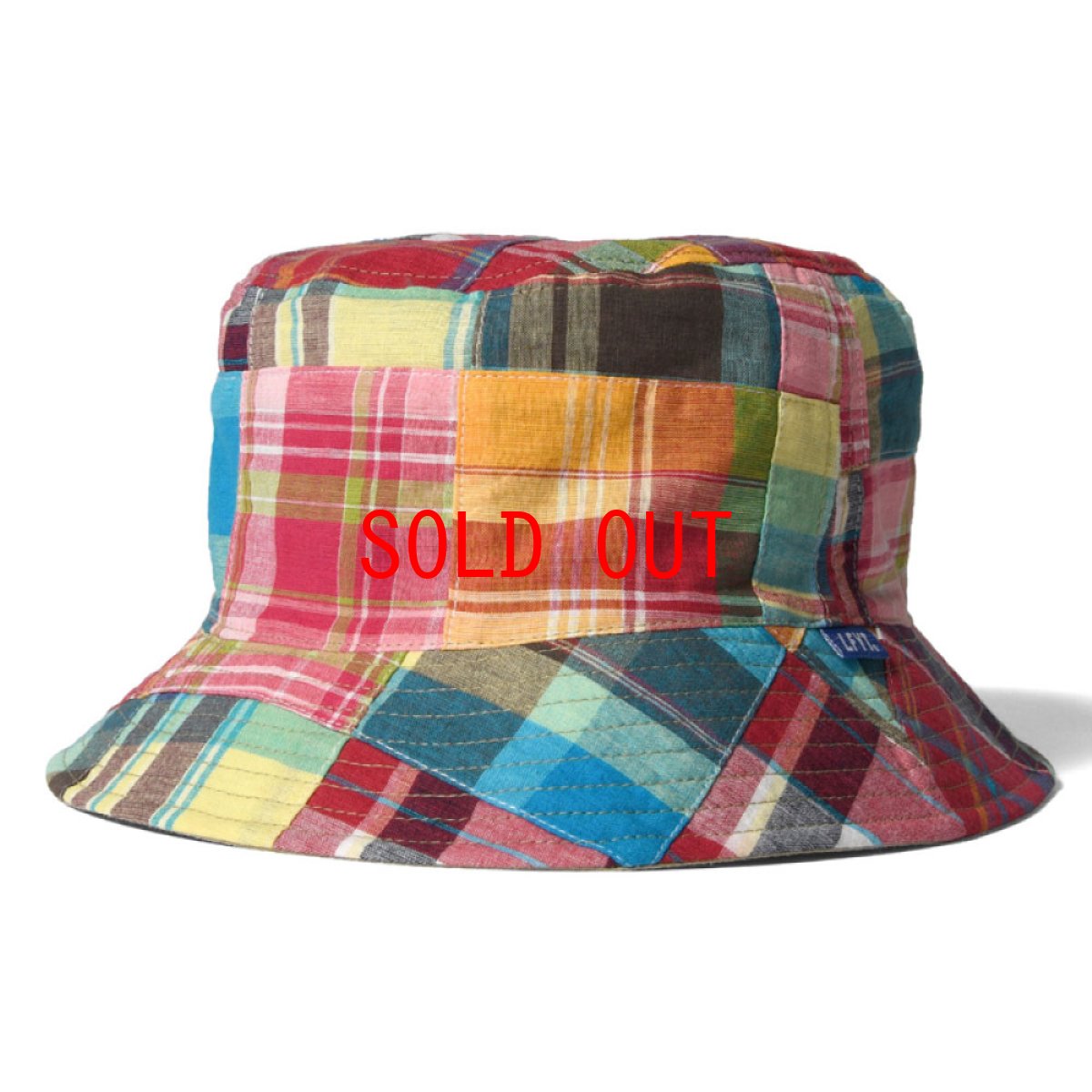 画像4: Reversible Patchwork Bucket Hat リバーシブル パッチワーク バケット ハット (4)