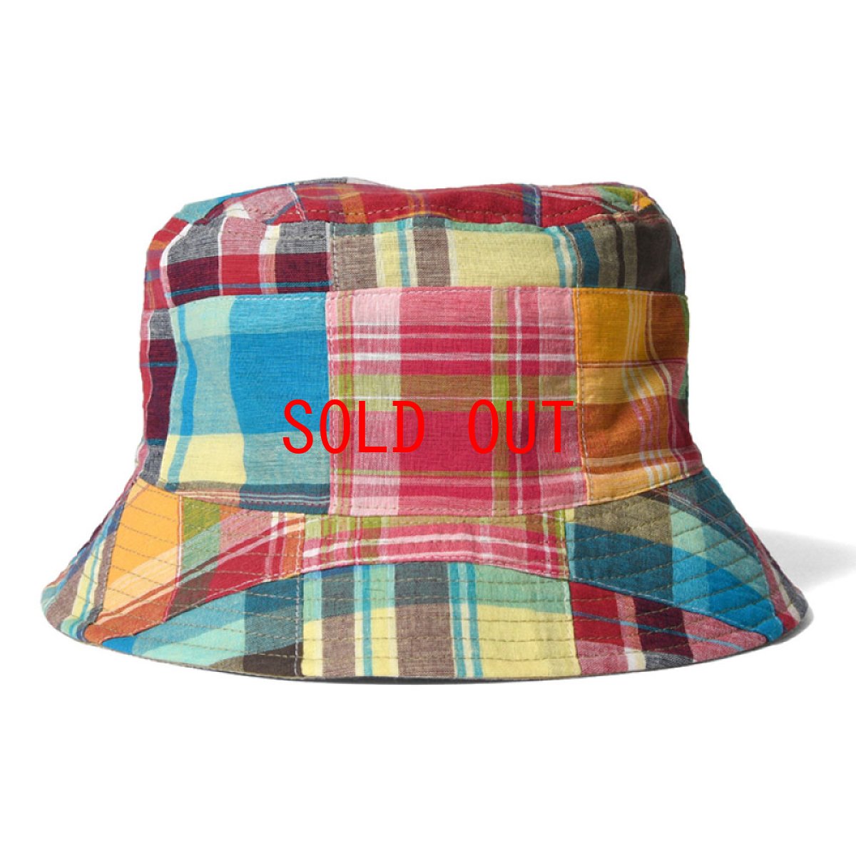 画像8: Reversible Patchwork Bucket Hat リバーシブル パッチワーク バケット ハット (8)