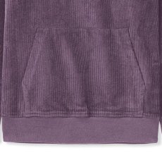 画像5: High Wale Cord Pullover Hoodie ロゴ スウェット プルオーバー フーディー Muave Purple (5)