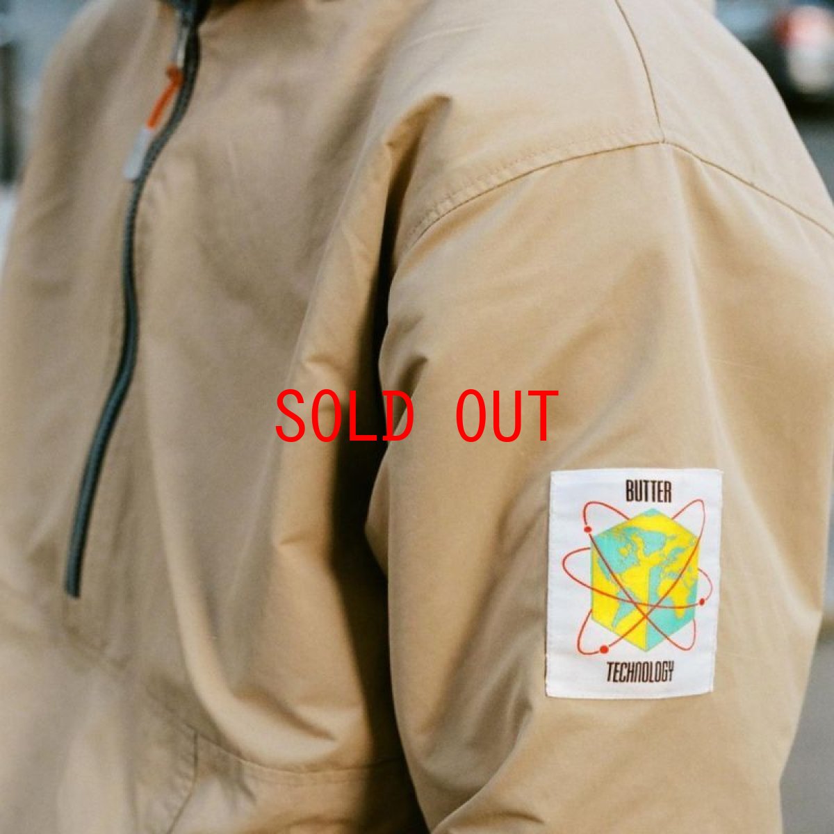 画像11: Spray Pullover Nylon Jacket スプレー プルオーバー ジャケット Khaki (11)