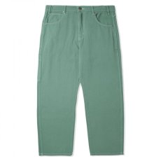 画像2: Overdye Denim Pants embroidery Pants セレクター カラー デニム 刺繍 バギー ペインター パンツ Ivy Green (2)