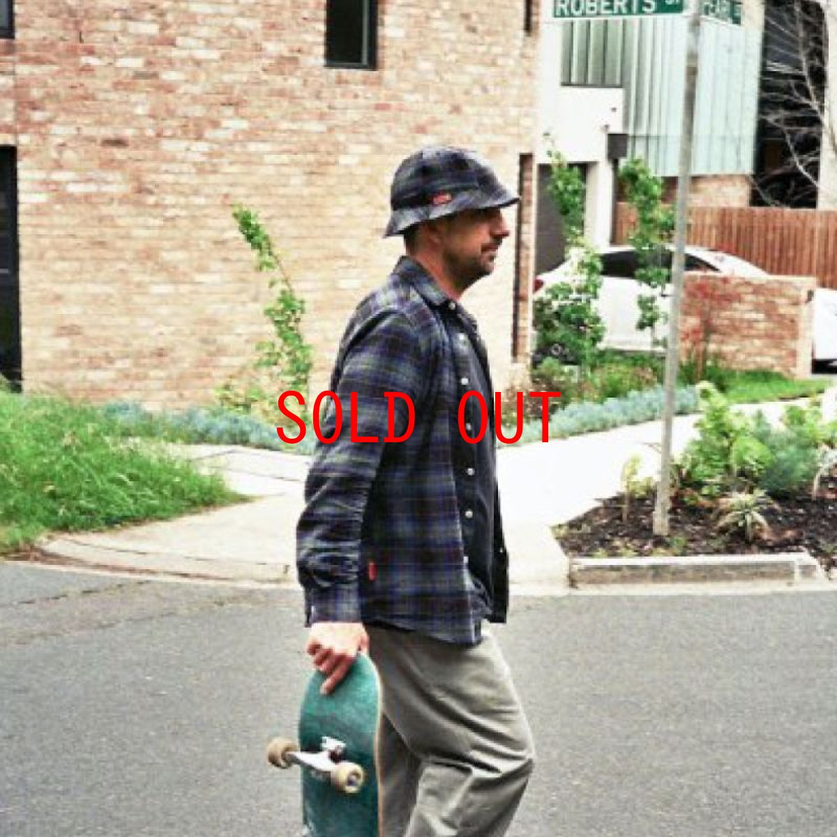 画像5: Campbell Check shirt Morgan Campbel プレイド チェック シャツ コットンネル Navy  (5)