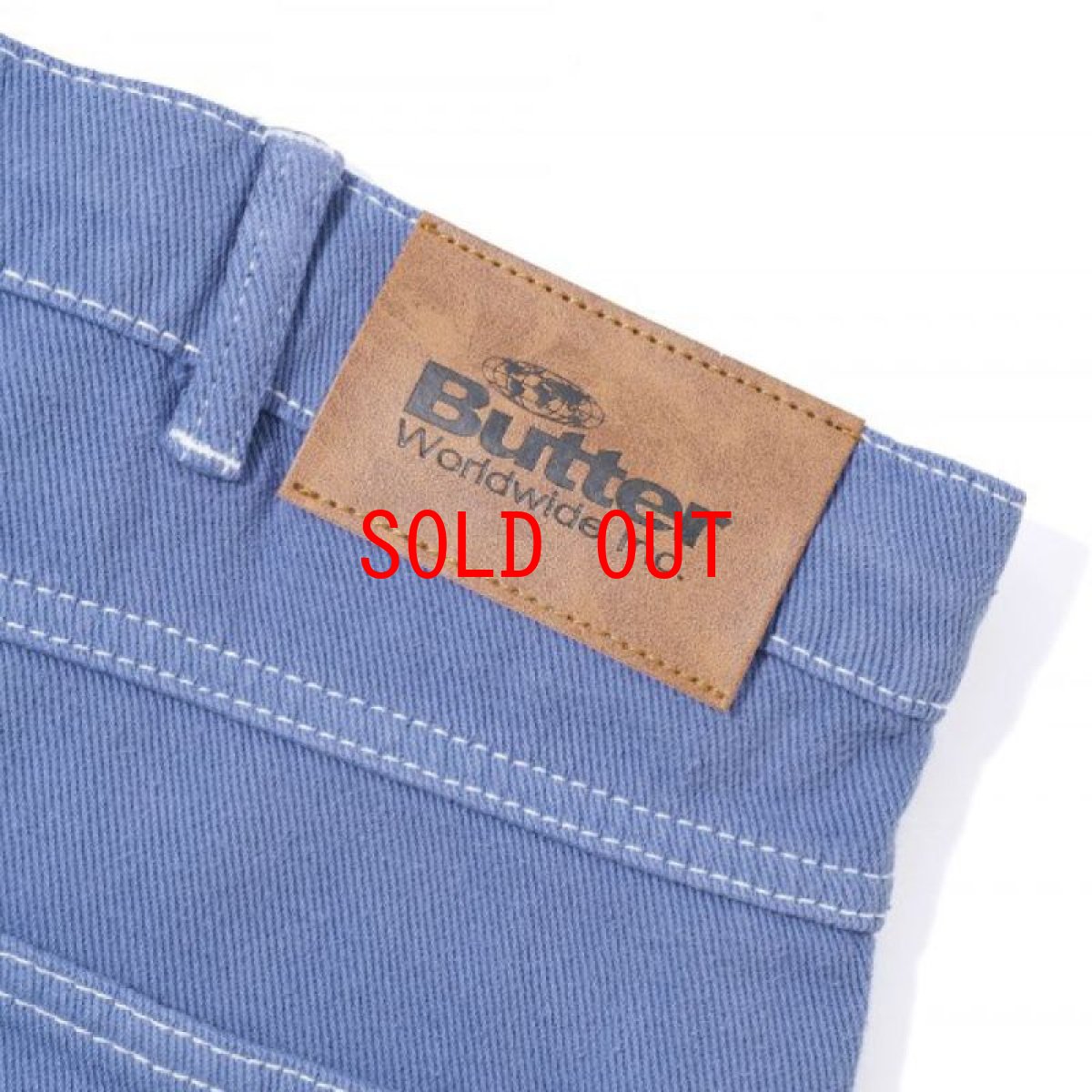 画像8: Overdye Denim Pants embroidery Pants セレクター カラー デニム 刺繍 バギー ペインター パンツ Dusk Blue (8)