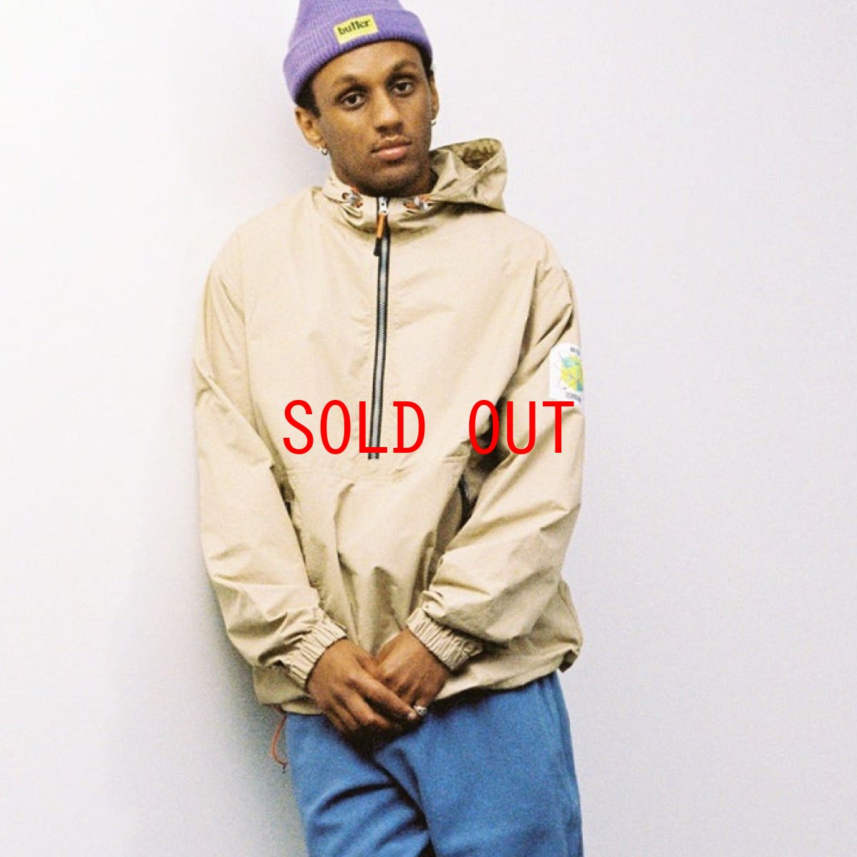 画像7: Spray Pullover Nylon Jacket スプレー プルオーバー ジャケット Khaki (7)