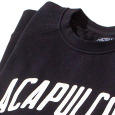 画像2: Varsity Raglan Sleeve Crewneck Sweat Shirt クルーネック スウェット カレッジ スウェット Black (2)