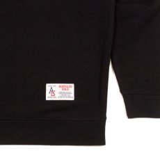 画像4: Varsity Raglan Sleeve Crewneck Sweat Shirt クルーネック スウェット カレッジ スウェット Black (4)