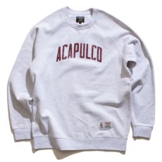 画像1: Varsity Raglan Sleeve Crewneck Sweat Shirt クルーネック スウェット カレッジ スウェット Ash Grey (1)