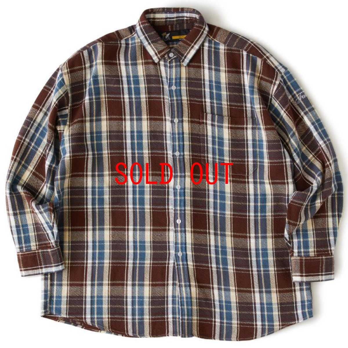 画像2: Gigannel L/S Flannel Shirt チェック ネル BIG シルエット シャツ 長袖 (2)