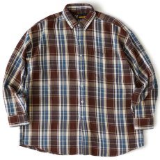 画像2: Gigannel L/S Flannel Shirt チェック ネル BIG シルエット シャツ 長袖 (2)