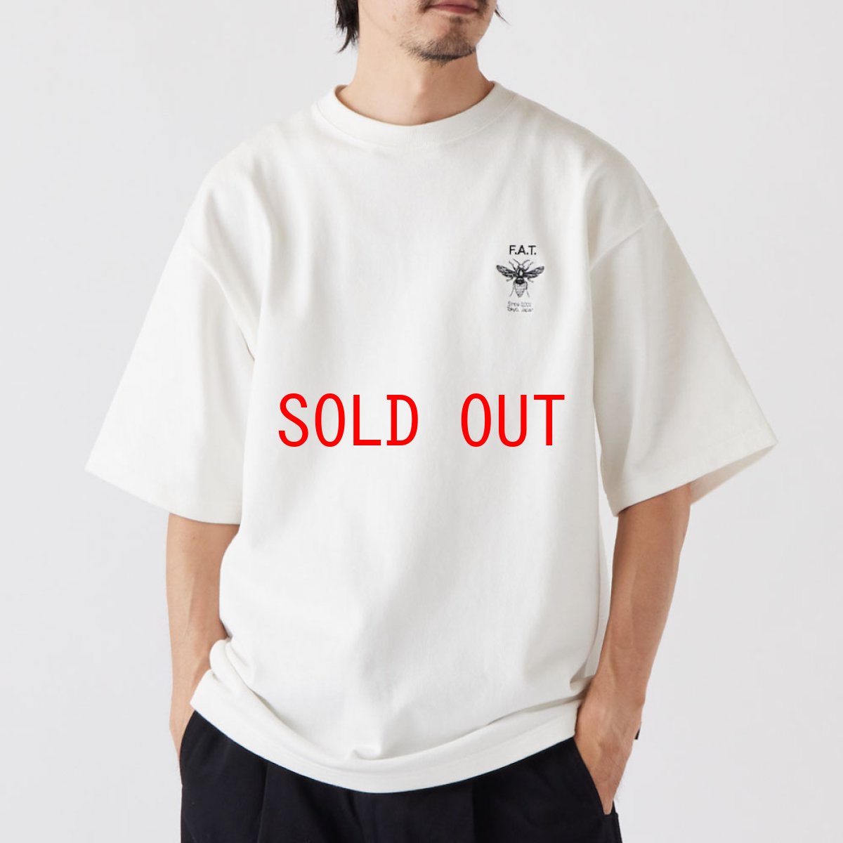 画像4: Bee S/S Tee 半袖 刺繍 Tシャツ ヘビーオンス Tシャツ (4)