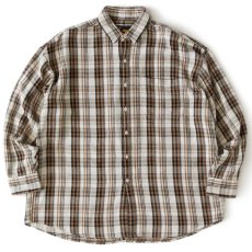 画像1: Gigannel L/S Flannel Shirt チェック ネル BIG シルエット シャツ 長袖 (1)