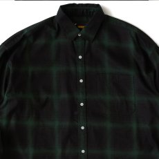 画像4: Gigadation L/S Flannel Shirt オンブレ チェック ネル BIG シルエット シャツ 長袖 (4)