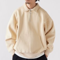 画像1: Halfup Half Zip Sweat ハーフ ジップ スウェット (1)