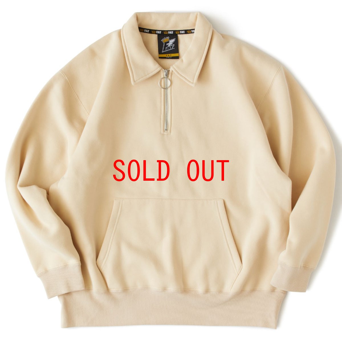 画像2: Halfup Half Zip Sweat ハーフ ジップ スウェット (2)