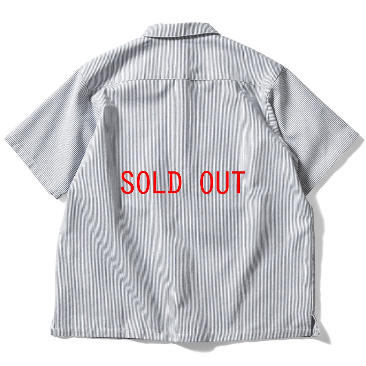 画像3: Ignition Logo Half Zip Work Shirt 半袖 ハーフジップ シャツ Stripe (3)