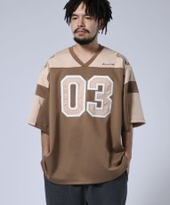 画像7: Flame Logo Football Jersey フットボール ジャージー Brown (7)