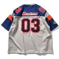 画像3: Flame Logo Football Jersey フットボール ジャージー Gray (3)