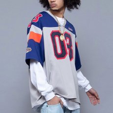 画像14: Flame Logo Football Jersey フットボール ジャージー Gray (14)