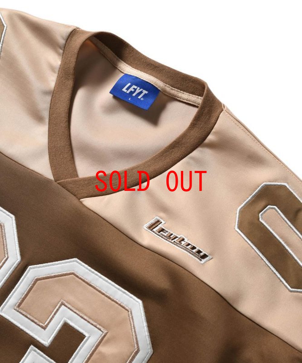 画像5: Flame Logo Football Jersey フットボール ジャージー Brown (5)