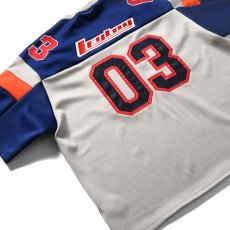 画像8: Flame Logo Football Jersey フットボール ジャージー Gray (8)