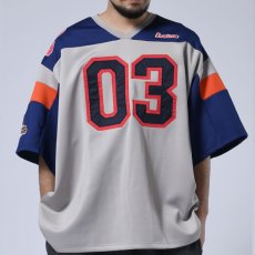 画像4: Flame Logo Football Jersey フットボール ジャージー Gray (4)