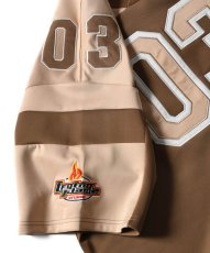 画像9: Flame Logo Football Jersey フットボール ジャージー Brown (9)