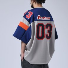 画像5: Flame Logo Football Jersey フットボール ジャージー Gray (5)