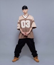 画像12: Flame Logo Football Jersey フットボール ジャージー Brown (12)