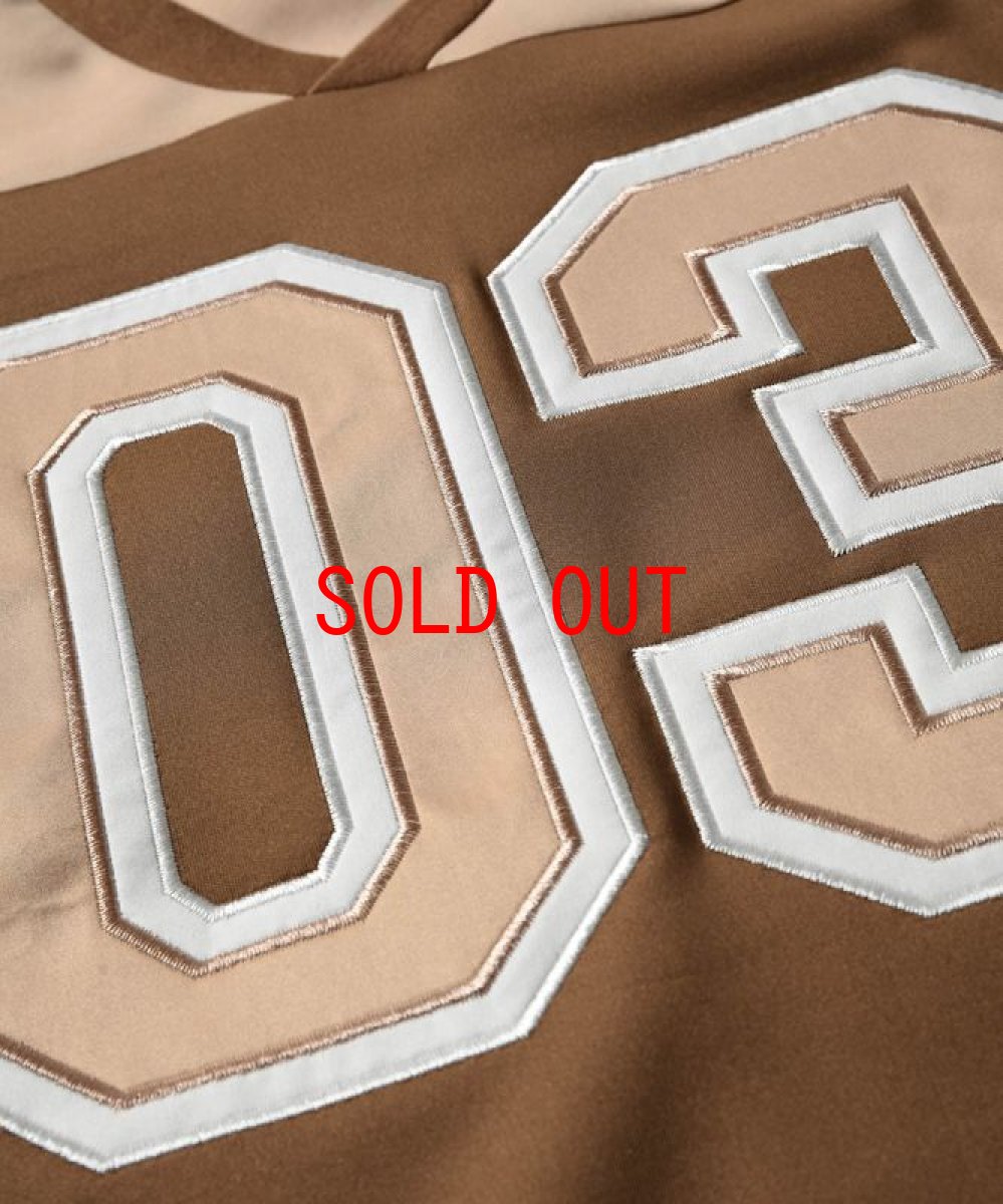 画像4: Flame Logo Football Jersey フットボール ジャージー Brown (4)