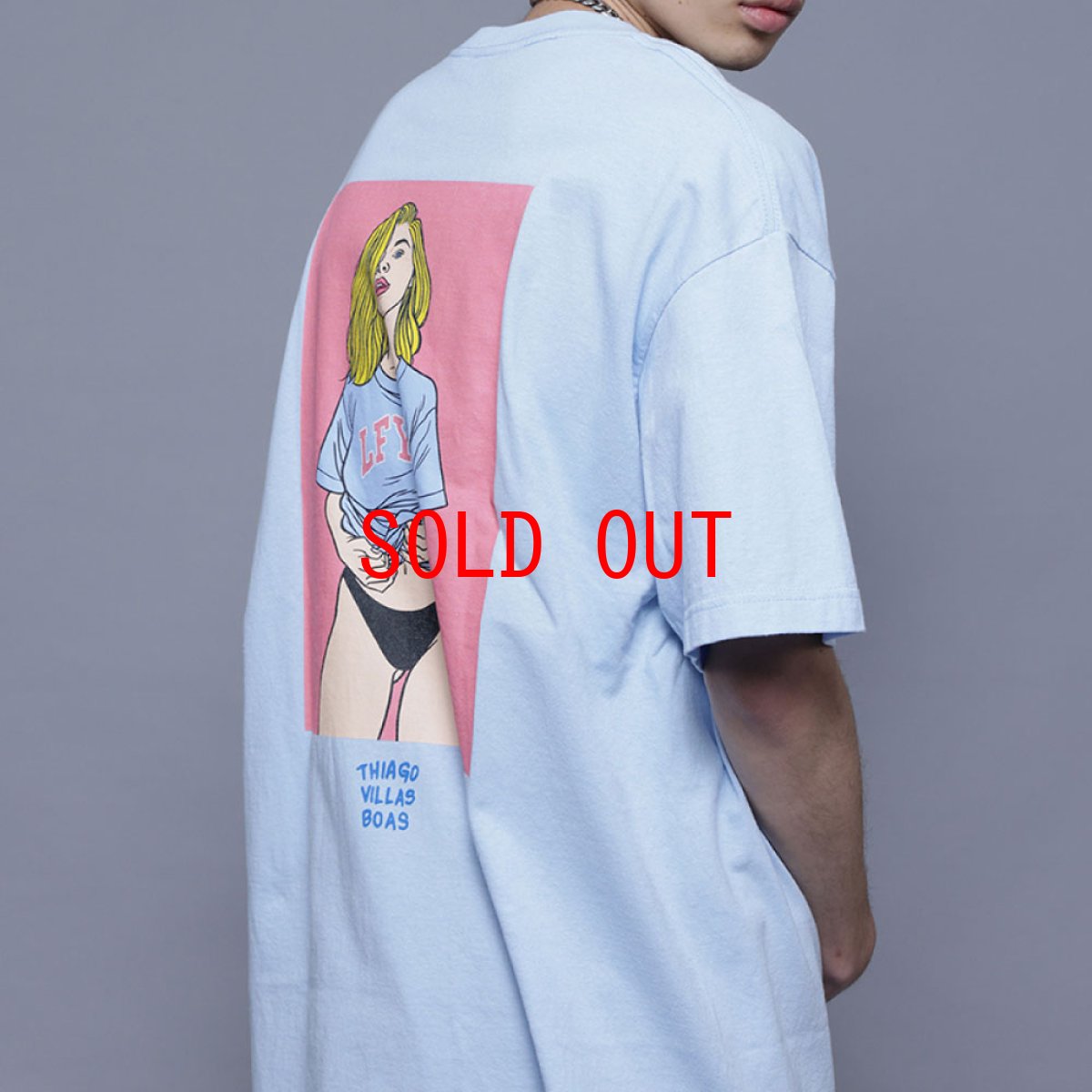 画像6: × Thiago Villas Boas Arch Logo Girls S/S Tee チアゴ ビラス ボアス 半袖 Tシャツ Sax Blue (6)