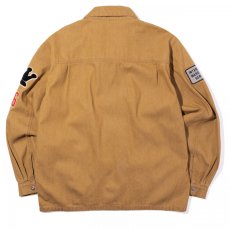 画像2: x Raw Managers Jacket ロウ ジャケット Natural Brown (2)