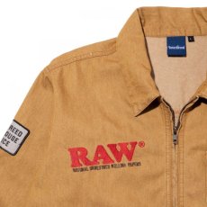 画像7: x Raw Managers Jacket ロウ ジャケット Natural Brown (7)