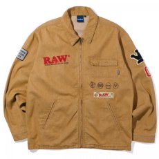 画像1: x Raw Managers Jacket ロウ ジャケット Natural Brown (1)