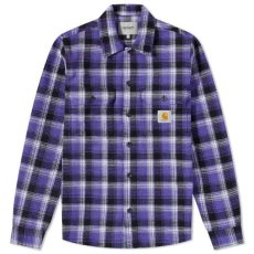 画像1: Hepner Check L/S Shirt 長袖 ワッフル チェック シャツ Hepner Ch Razzmic Purpl (1)