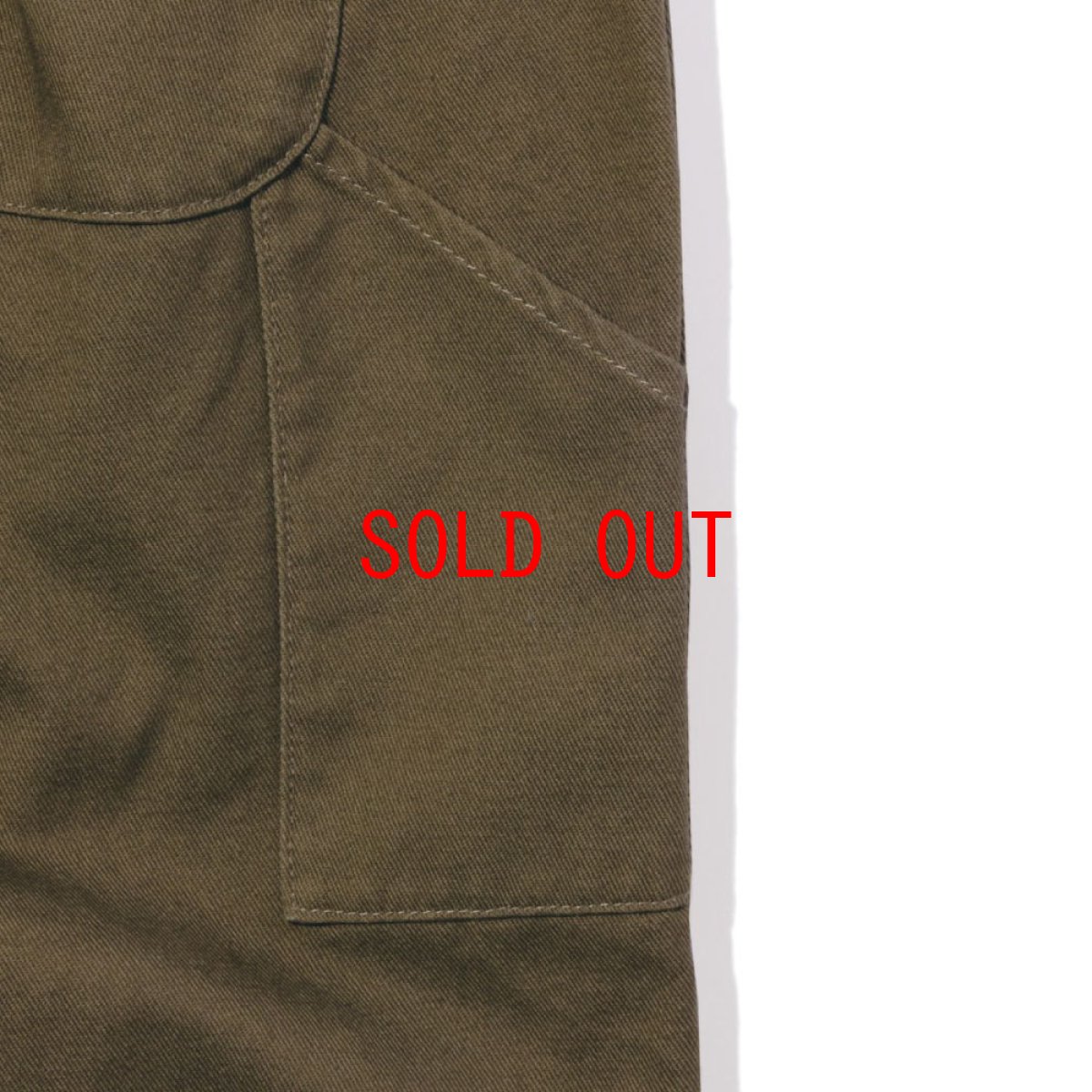 画像9: Easy Fit Carpenter Pants Trouser イージー カーペンター パンツ タック パンツ Olive (9)