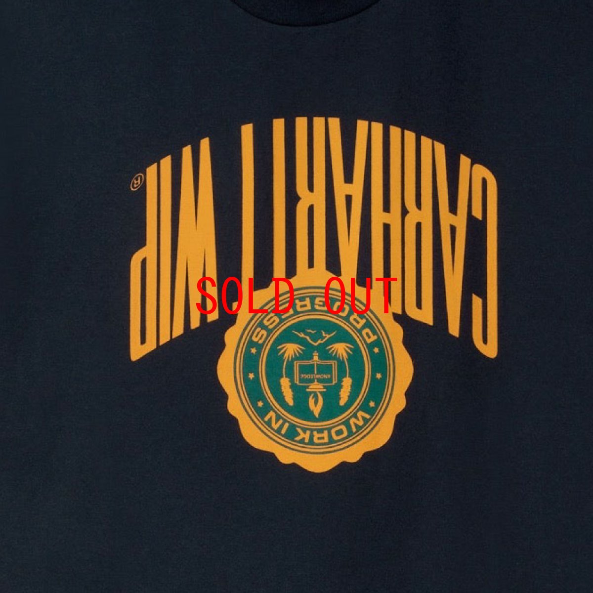 画像5: Upside Down S/S Tee ルーズフィット 半袖 Tシャツ オーガニック コットン Dark Navy (5)