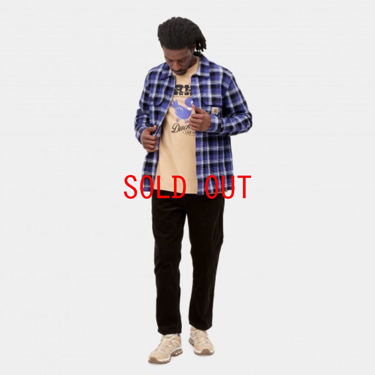 画像6: Hepner Check L/S Shirt 長袖 ワッフル チェック シャツ Hepner Ch Razzmic Purpl (6)