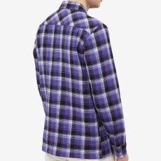 画像3: Hepner Check L/S Shirt 長袖 ワッフル チェック シャツ Hepner Ch Razzmic Purpl (3)