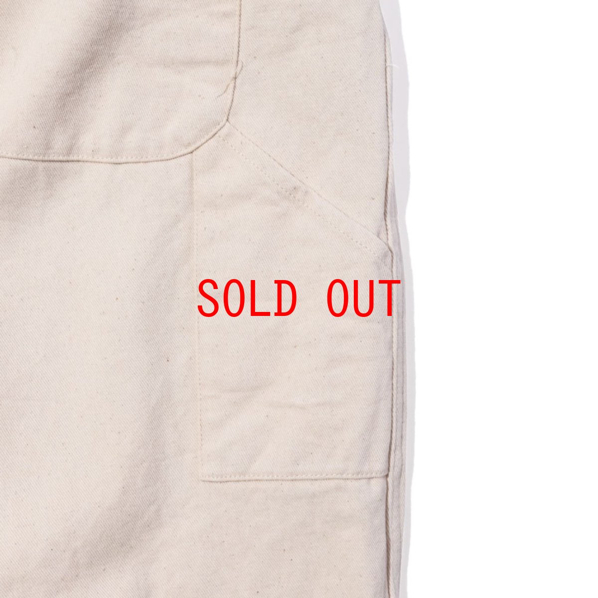 画像10: Easy Fit Carpenter Pants Trouser イージー カーペンター パンツ タック パンツ Ivory (10)