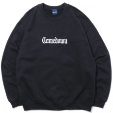 画像1: Comedown Crewneck Sweat Shirt クルーネック スウェット Black (1)