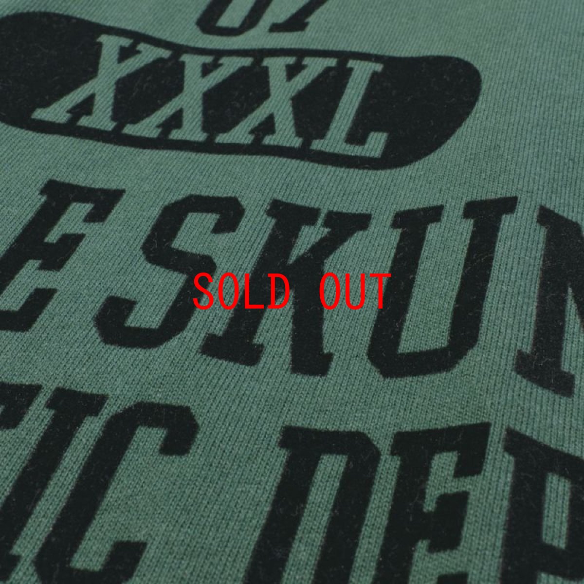 画像3: Skunks Heavyweight Tee ヘビーウェイト カレッジ 半袖 Tシャツ Green (3)